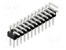 Connector: pin strips; pin header; male; PIN: 24; 2.54mm; THT; 2x12