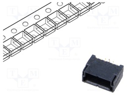 Connector: wire-board; KW30; vertical; SMT; PIN: 6; male; socket