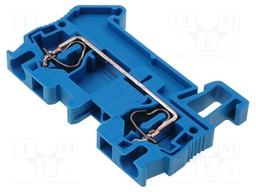 Splice terminal: rail; 0.08÷4mm2; ways: 1; terminals: 2; blue; TS35
