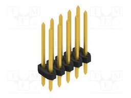 Connector: pin strips; pin header; male; PIN: 10; 2mm; THT; 2x5; 100V
