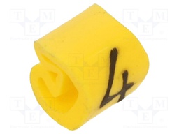 Markers for cables and wires; 1.3÷3mm; PVC; -30÷80°C; leaded