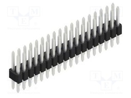 Connector: pin strips; pin header; male; PIN: 36; 1.27mm; THT; 2x18