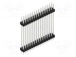 Connector: pin strips; pin header; male; PIN: 30; 2.54mm; THT; 2x15