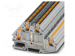 Splice terminal: rail; PTV; PA; L: 56mm; ways: 2; terminals: 4