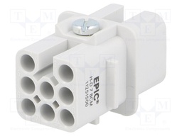 Connector: rectangular; female; EPIC H-D; PIN: 8; 7+PE; size H-A 3
