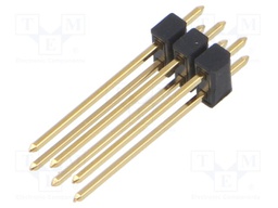 Connector: pin strips; pin header; male; PIN: 6; 2.54mm; THT; 2x3