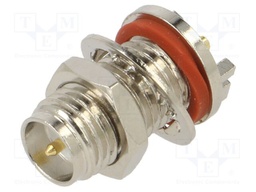 Connector: RP-SMA; socket; male; card edge; horizontal; SMT; PTFE