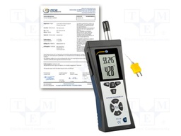 Thermo-hygrometer; LCD 2,8"; Non-contact temp.range: -20÷60°C
