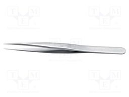 Tweezers; 120mm; for precision works; Blade tip shape: sharp