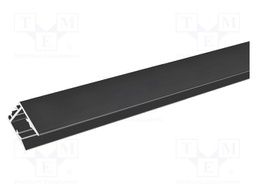 Profiles for LED modules; black; L: 1m; PDS-ZMG; aluminium