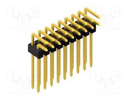 Connector: pin strips; pin header; male; PIN: 18; 2.54mm; THT; 2x9