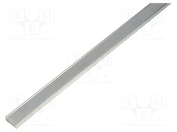 Profiles for LED modules; mat; surface; L: 2m; aluminium; anodized