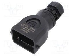 Enclosure: for rectangular connectors; Han Eco B; size 6B; M32