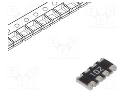 Resistor network: Y; 1kΩ; SMD; 1206; No.of resistors: 4; 63mW; ±5%
