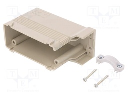Enclosure: for HDC connectors; COB; size 77.27; Pitch: 77,5x27mm