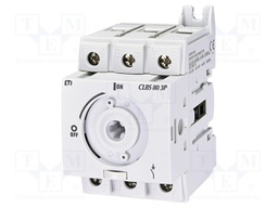 Switch-disconnector; Poles: 3; screw type; 80A; 690VAC; IP20; CLBS
