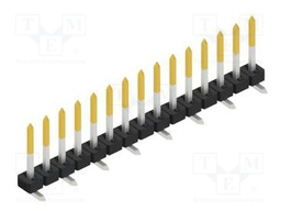 Connector: pin strips; pin header; male; PIN: 15; 2mm; SMT; 1x15