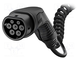 Cable: eMobility; 250V; 8kW; wires,Type 2; IP44; 4m; 32A; -40÷50°C