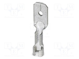 Non-insulated; Body: silver; Tip: flat