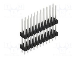 Connector: pin strips; pin header; male; PIN: 22; 2.54mm; THT; 2x11