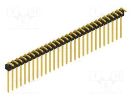 Connector: pin strips; pin header; male; PIN: 28; 2.54mm; THT; 1x28