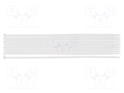 Cable tie; L: 200mm; W: 3.6mm; natural; 20pcs; EXTREME