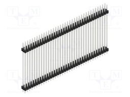 Connector: pin strips; pin header; male; PIN: 72; 2.54mm; THT; 2x36