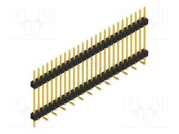 Connector: pin strips; pin header; male; PIN: 26; 2.54mm; SMT; 1x26