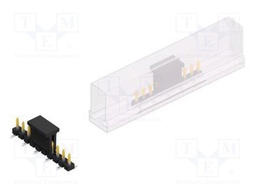 Connector: pin strips; pin header; male; PIN: 10; 2.54mm; SMT; 1x10