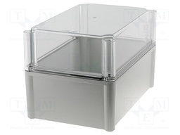 Enclosure: multipurpose; X: 188mm; Y: 278mm; Z: 180mm; SOLID; grey