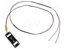 Extension cable; free end x2,plug type J; Len: 0.6m