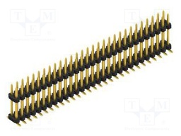 Connector: pin strips; pin header; male; PIN: 58; 2mm; SMT; 2x29