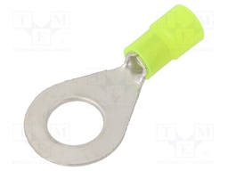 Tip: ring; M10; Ø: 10.5mm; 4÷6mm2; crimped; for cable; insulated