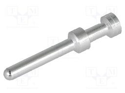 Contact; male; 0.75mm2; 18AWG; Han E High Temp; silver plated