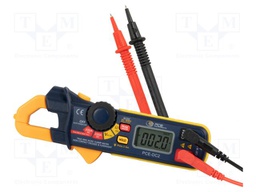 Meter: multifunction; digital,pincers type; Øcable: 18mm; IP20