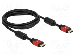 Cable; HDMI plug,both sides; HDMI 1.4,High Speed + Ethernet