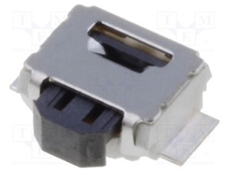 Microswitch TACT; SPST-NO; Pos: 2; 0.05A/12VDC; SMT; 0.49N; 2.5x3mm