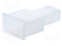 Male; straight; Connector accessories: terminals cover