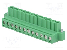 Pluggable terminal block; 5.08mm; ways: 12; straight; plug; female