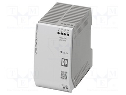 Power supply: switched-mode; Mounting: DIN; IP20