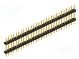 Connector: pin strips; pin header; male; PIN: 28; 2mm; THT; 1x28