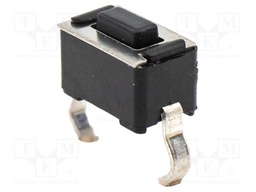 SWITCH, TACTILE, SPST, 50mA, 12VDC