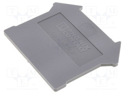 End piece; Application: UK4,UK6; grey; polyamide