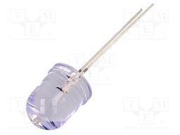 CRLED; 10mm; red; 7500mcd; 30°; integrated current stabilizer