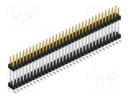 Connector: pin strips; pin header; male; PIN: 66; 2.54mm; SMT; 2x33