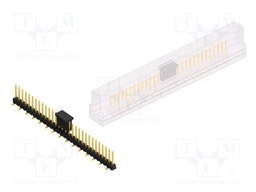 Connector: pin strips; pin header; male; PIN: 30; 2.54mm; SMT; 1x30