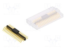 Connector: pin strips; pin header; male; PIN: 34; 2mm; SMT; 2x17