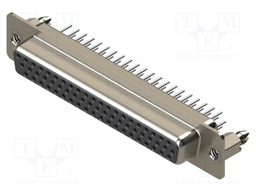 Connector: D-Sub HD; PIN: 62; socket; female; straight; THT; MHDD