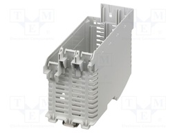 Enclosure base; grey; UL94V-0; ME-IO 56,4; for DIN rail mounting