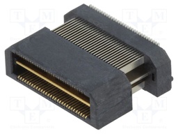 Mezzanine Connector, Ground Plane, Header, 0.5 mm, 2 Rows, 60 Contacts, Surface Mount